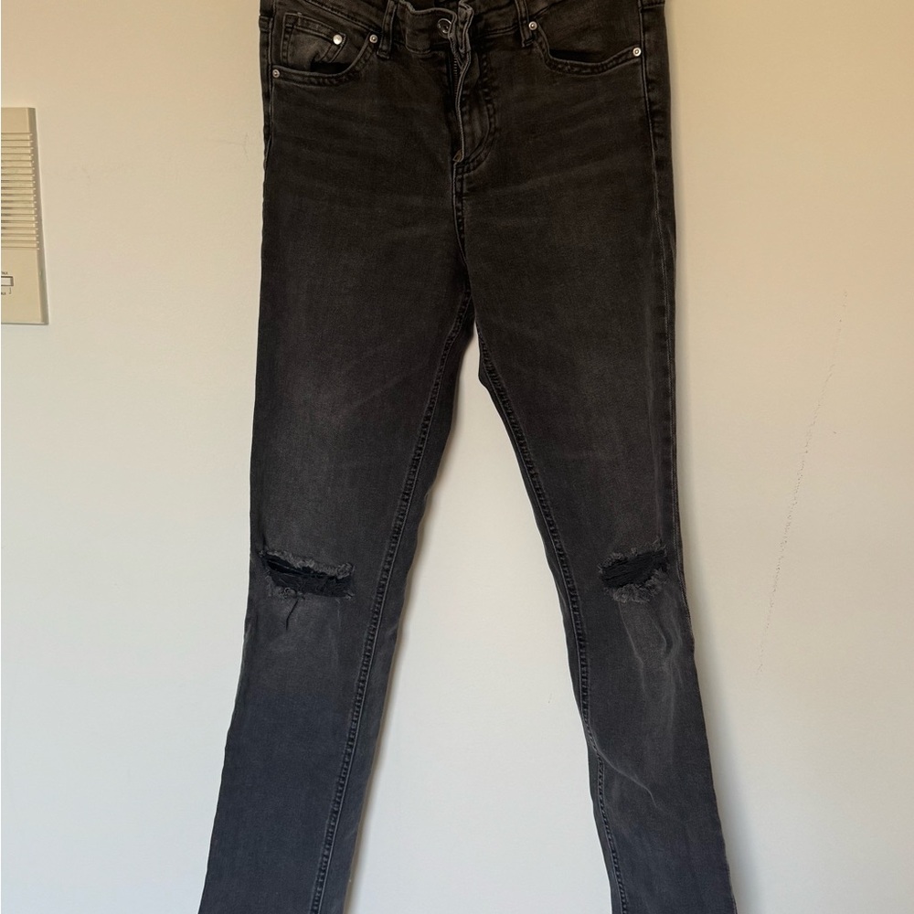 Women's High Rise Black Jeans
